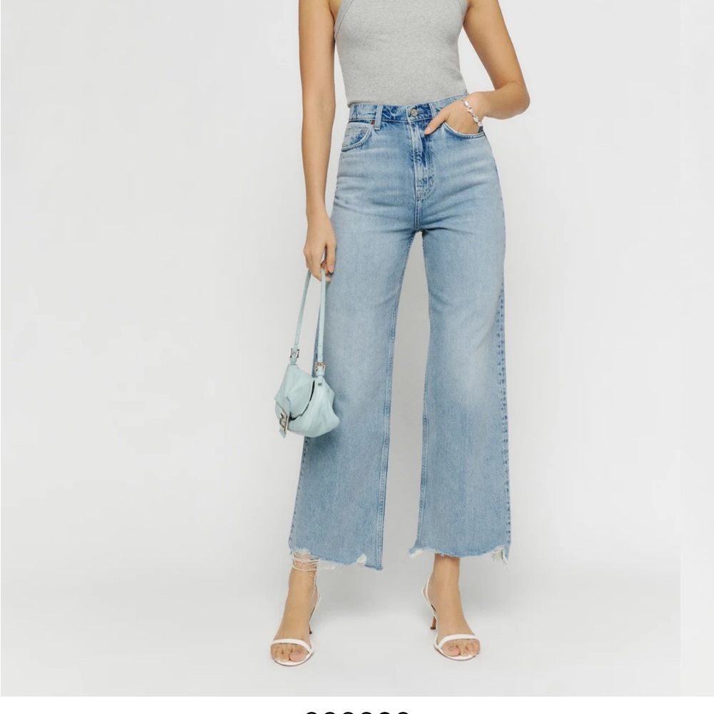 NWT Wilder High Rise Wide Leg Cropped Jean Tenaya